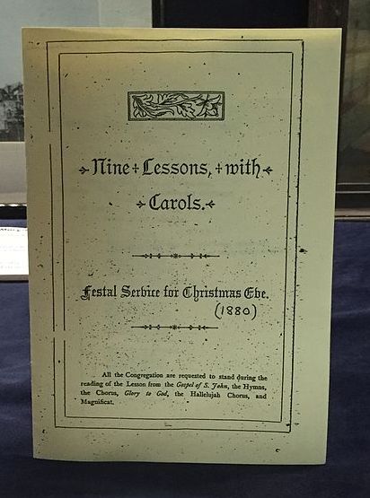 Nine Lessons with Carols - original
                        bulletin