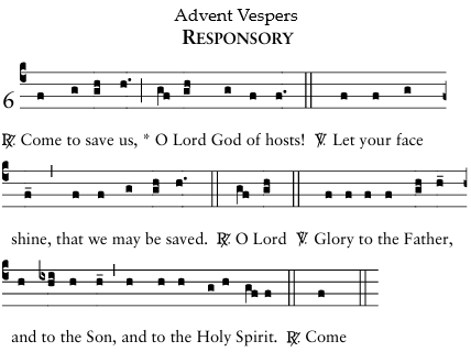 Advent Vespers Responsory